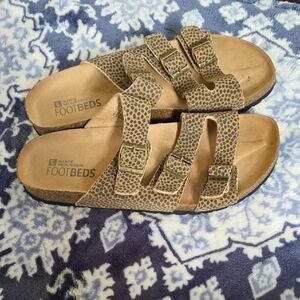 White Mountain Women's Footbeds Sandals- Size 9